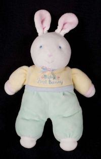 Eden Rabbit Baby's First Bunny Pastel Lovey Plush
